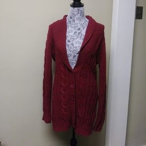 NY&CO Red Long Sweater  - Keep Warm - Cozy